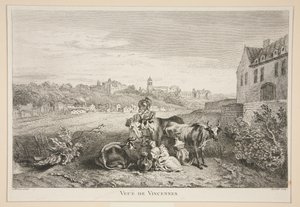 Blick auf Vincennes von François Boucher