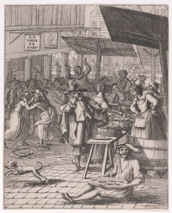 Ein Fischmarkt; aus Divers sujets Remarquables tirez de L