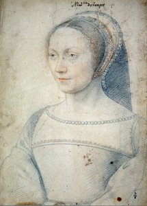 Porträt von Anne de Pisseleu, Ehefrau von Jean de Brush, Herzogin von Etampes (1508 - 1576)