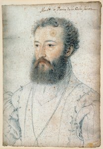 Porträt von Charles de Bourbon, Prinz von La Roche-sur-Yon (1515-1565) von François Clouet