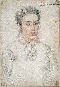 Porträt von François de Vendome, Vidame von Chartres (1523 - 1560) von François Clouet