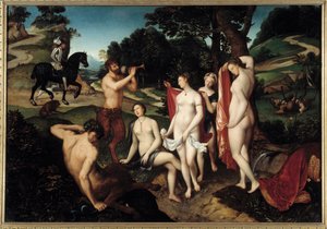 Das Bad der Diana, ca. 1565 von François Clouet