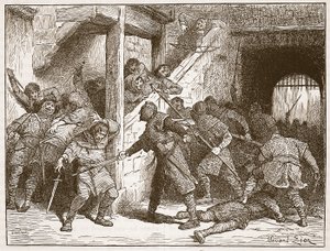 Der Aufruhr in Dover, Illustration aus 