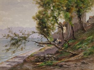 Am Ufer des Genfersees