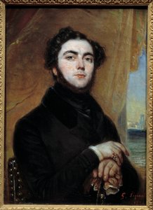 Porträt von Eugene Sue (1804-1857) Romanautor