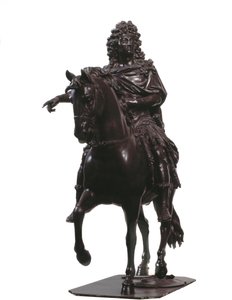 Reiterporträt von König Ludwig XIV. von Frankreich (Bronzeskulptur) von Francois Girardon