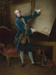 Porträt des Comte de Vaudreuil 1740-1817 von Francois Hubert Drouais