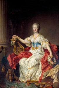 Porträt der Gräfin Jeanne (Bécu) du Barry von Francois Hubert Drouais
