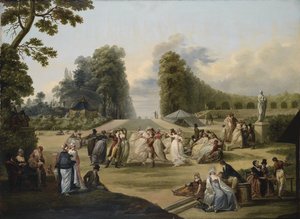 Ball in den Tivoli-Gärten, Paris, 1799