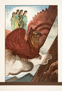 Illustration aus Prométhée Enchaîné von Aeschylus, veröffentlicht 1941