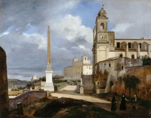 Santa Trinità dei Monti und Villa Medici in Rom