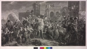 Heinrich IV. von Frankreich in Paris am 22. März 1594