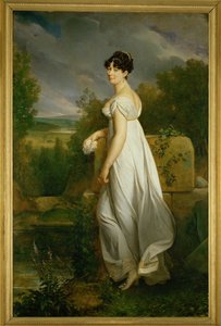 Mme Visconti, Frau des ehemaligen Botschafters der cis-alpinen Republik in Frankreich von Francois Pascal Simon Baron Gerard