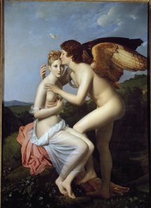 Psyche und Amor, auch genannt Psyche erhält Amors ersten Kuss