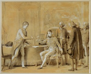 Unterzeichnung des Vertrags zwischen Frankreich und dem Heiligen Stuhl