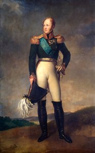Porträt von Zar Alexander I. von Russland, 1817