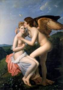 Psyche erhält den ersten Kuss von Amor