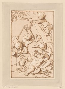 Amors in Ruhe nach der Jagd von Francois Philippe Charpentier