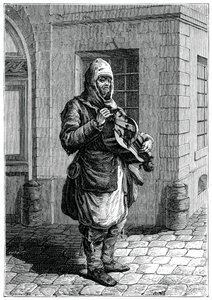Reisender Musiker, 1885 von Francois Robert Ingouf