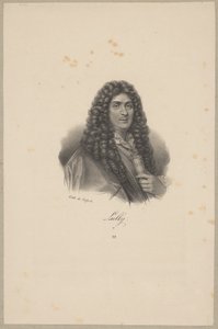 Jean-Baptiste Lully (1632 Florenz - 1687 Paris) - französischer Komponist italienischer Herkunft von Francois Seraphin Delpech