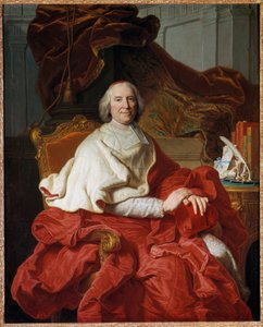 Porträt von Andre Hercule (1653-1743), Kardinal von Fleury, Prälat und Politiker