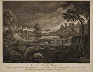 Ein Landsturm. Pyramus und Thisbe