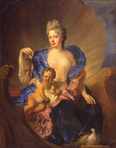 Die Gräfin von Cosel und ihr Sohn als Venus und Amor, ca. 1712-1715 von Francois de Troy