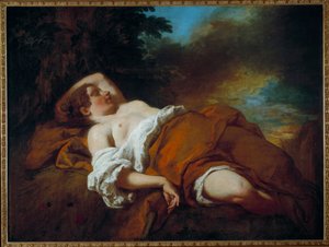 Der schlafende Erntearbeiter von Francois de Troy