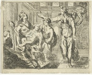 Geburt des Herkules von Francoys Dancx