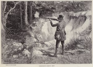 Sir Francis Chantrey tötet zwei Waldschnepfen mit einem Schuss bei der Jagd auf Holkham Hall, Norfolk