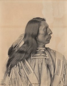 Porträt von Jack Red Cloud, einem Sioux-Indianer, spätes 19. Jahrhundert