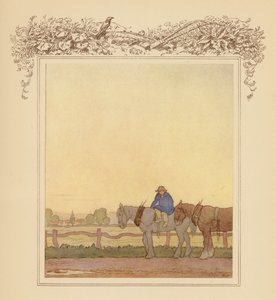 Illustration für Grays Elegie von Frank Adams