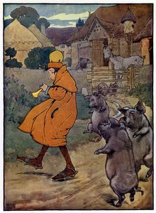 Illustration für Die Geschichte von Tom, dem Pfeifersohn