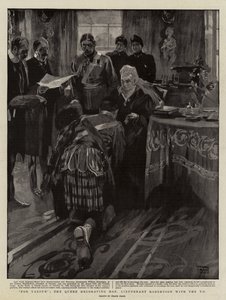 Für Tapferkeit, die Königin dekoriert den ehrenwerten Leutnant Robertson mit dem V.C.