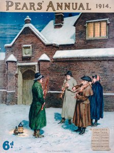 Die Weihnachtswarten, Titelblatt des Pears Annual, 1914 von Frank Dadd