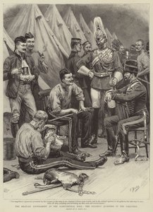 Das Militärturnier in der Agricultural Hall, die Soldatenquartiere in den Galerien von Frank Dadd
