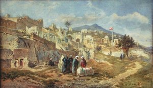 Ein arabischer Friedhof, 24. Oktober 1882 von Frank Dillon
