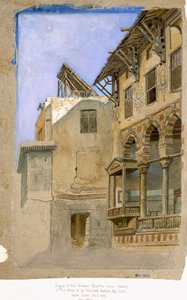 Haus von Memlook Radnau bey, Kairo, 1870