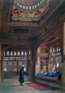 Der Harem von Scheich Sadat, Kairo, 1870