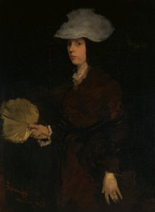 Dame mit Fächer, 1873