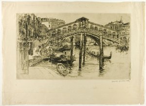 Der Rialto, Venedig von Frank Duveneck