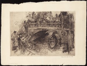 Venezianische Brücke von Frank Duveneck