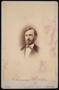 Porträt von Chauncey Wiltse 1834-1894, 1875-1876
