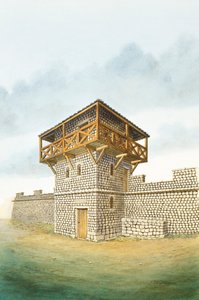 Hadrianswall: Brunton Turm, 2. Jahrhundert, ca. 1990-2010