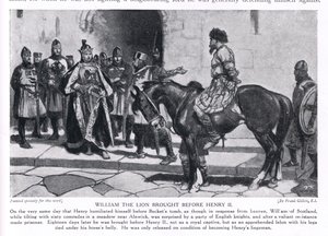 Wilhelm der Löwe vor Heinrich II., 1920er von Frank Gillett