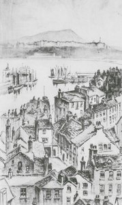 Scarborough vom Castle Hill von Frank Greenwood