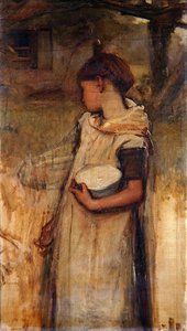 Mädchen mit Blumen