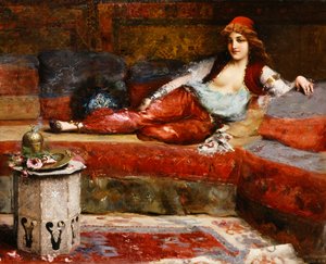 Orientalische Blume, ca. 1890-1899