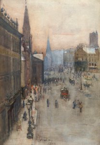 Straßenszene, 1894 von Frank Laing