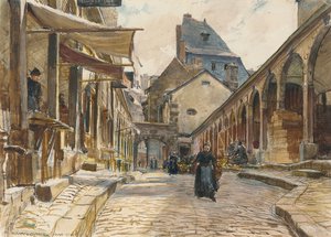 Markttag, Dinan von Frank Lewis Emanuel